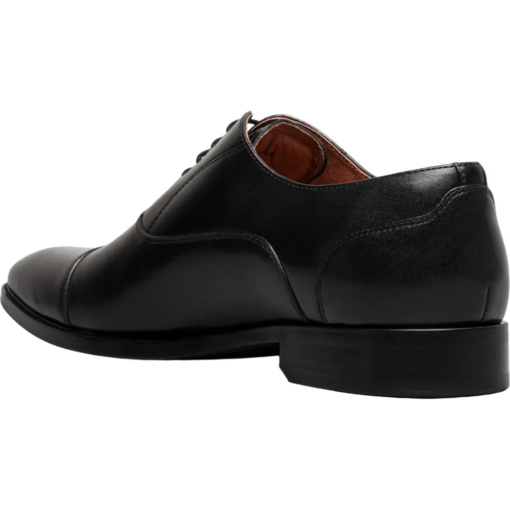 Florsheim Sorrento Black Lux Cap Toe Balmoral Oxford Men's Shoes