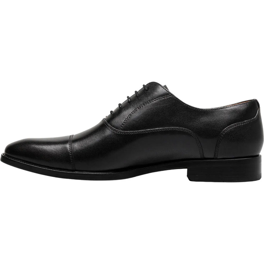 Florsheim Sorrento Black Lux Cap Toe Balmoral Oxford Men's Shoes