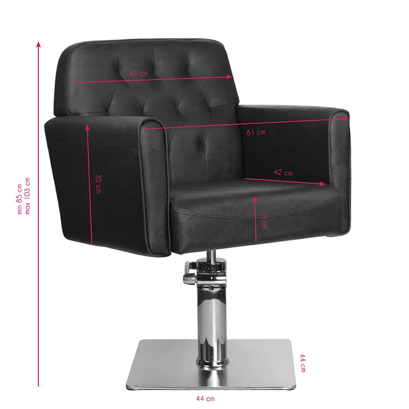 Gabbiano black hamburger chair