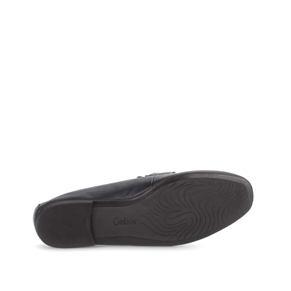 Gabor Loafer with Buckle Midnight