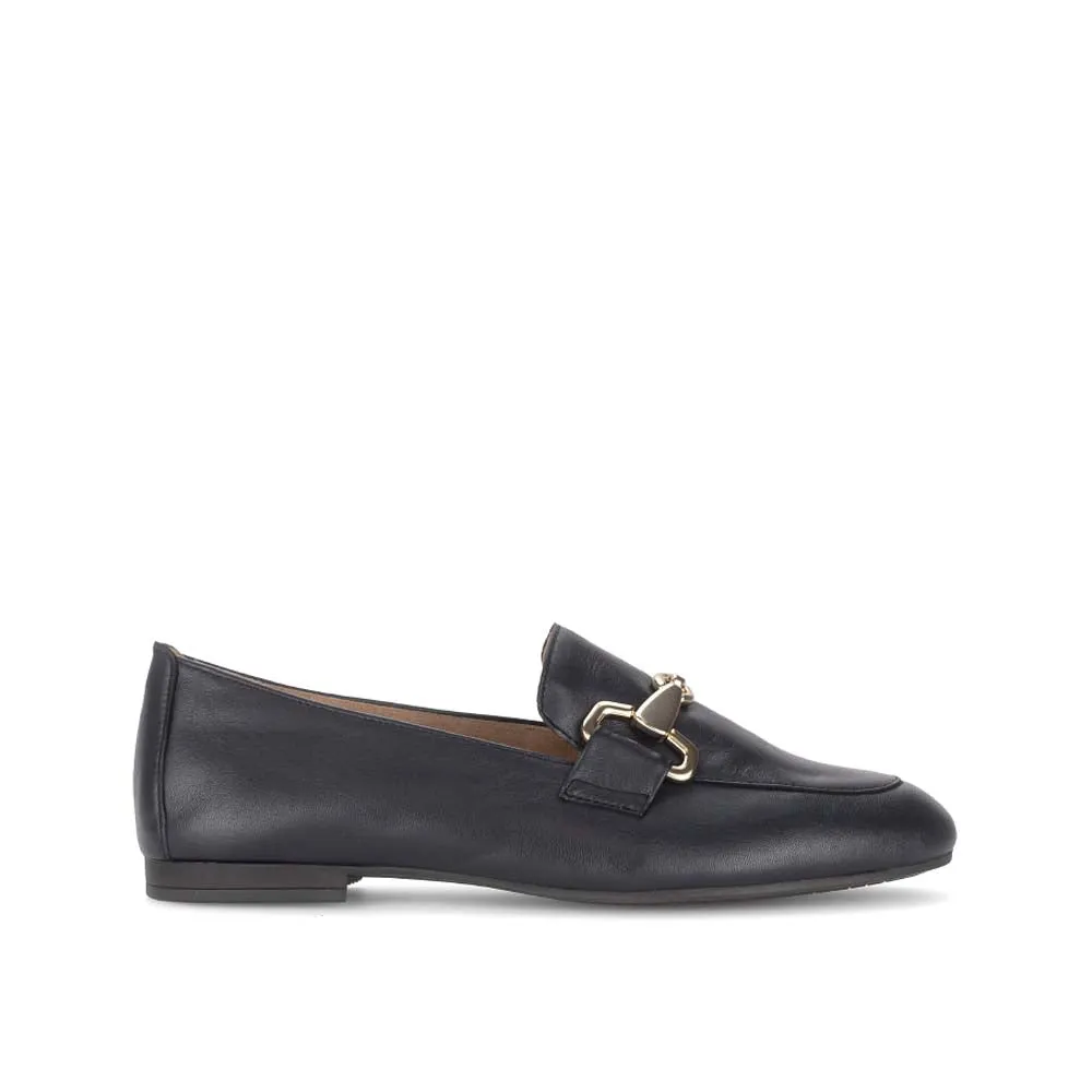 Gabor Loafer with Buckle Midnight