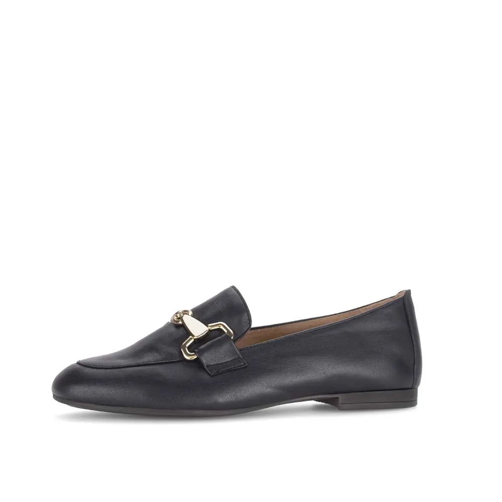 Gabor Loafer with Buckle Midnight