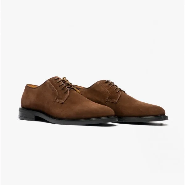 GANT ST AKRON Mens Suede Shoes Dark Brown