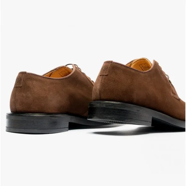 GANT ST AKRON Mens Suede Shoes Dark Brown