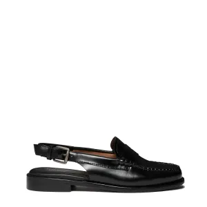 G.H Bass Womens Weejun Penny Sling Black Leather