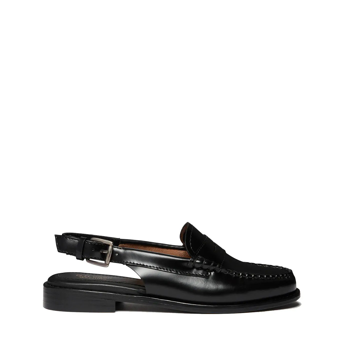 G.H Bass Womens Weejun Penny Sling Black Leather