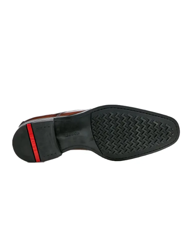 Gideon Dress Shoe in Brandy
