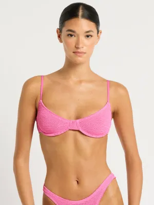Gracie Balconette in Candy Pink Recycled