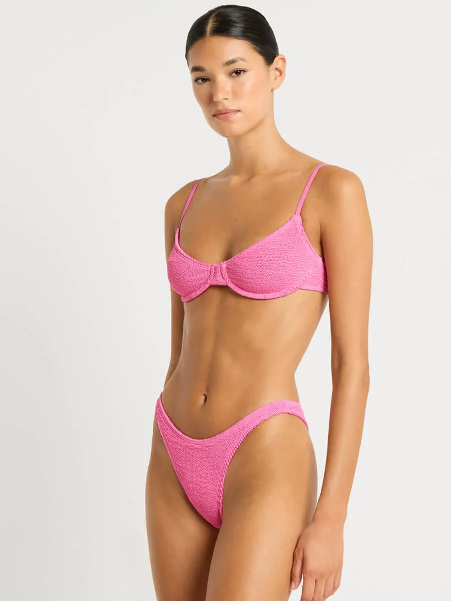 Gracie Balconette in Candy Pink Recycled