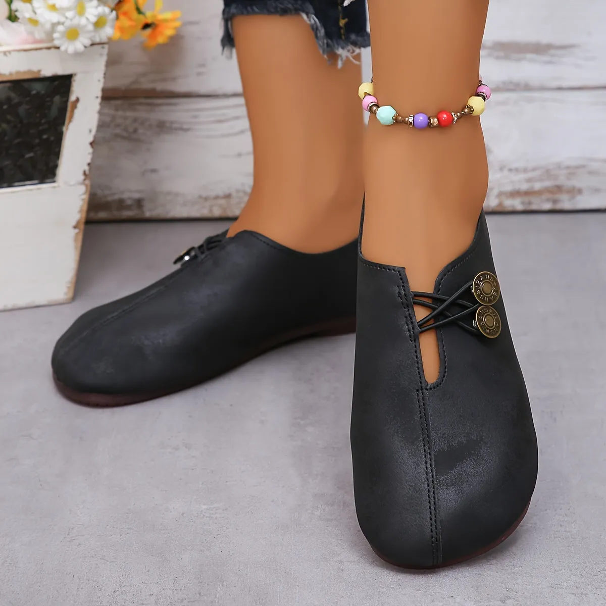 Greta | WILD LEATHER LOAFER