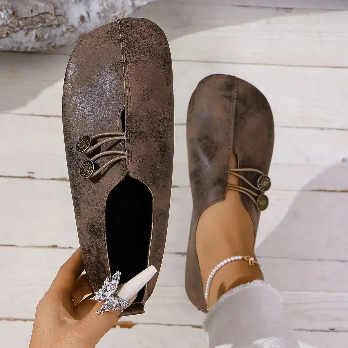 Greta | WILD LEATHER LOAFER