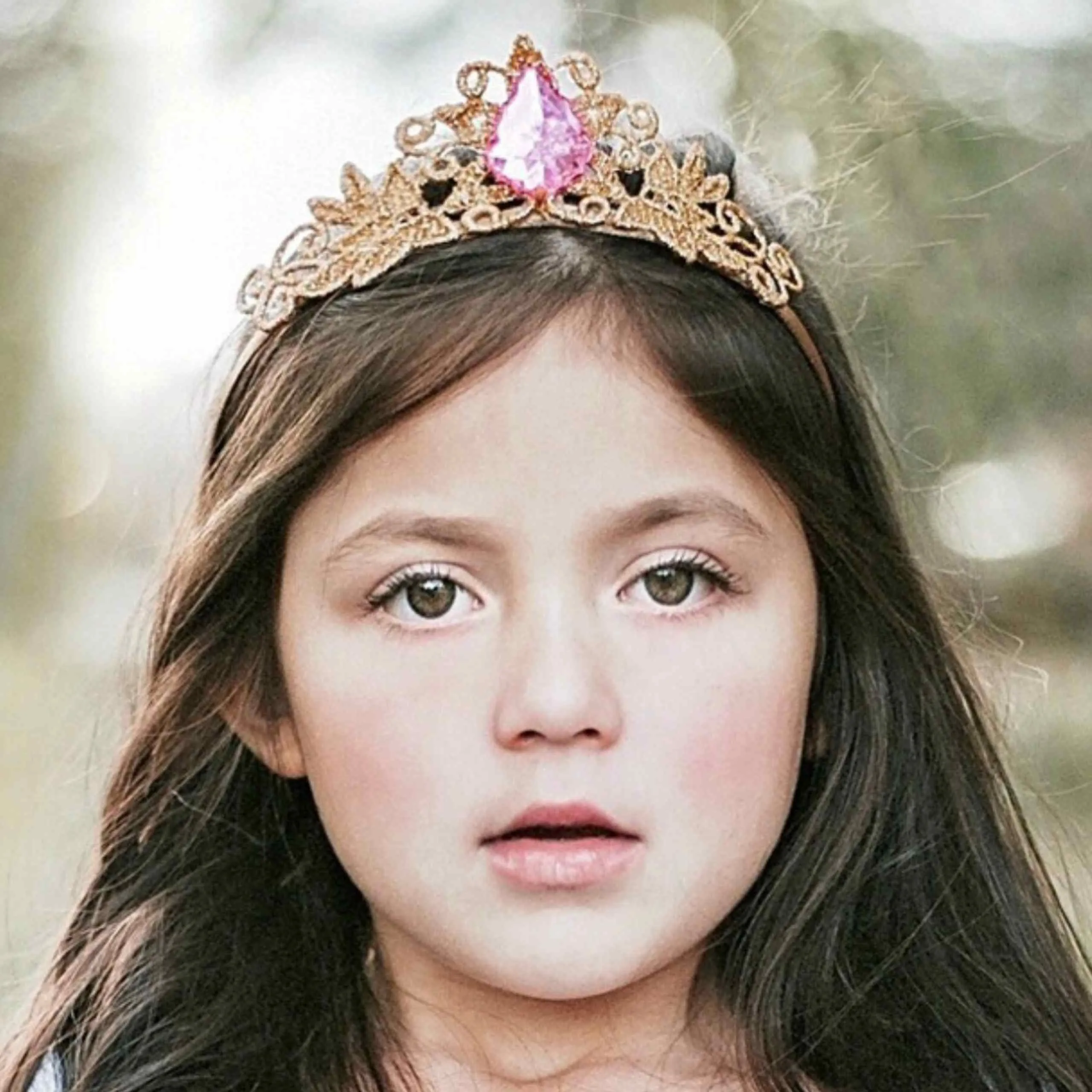 Heart of Gold Princess Crown - Pink