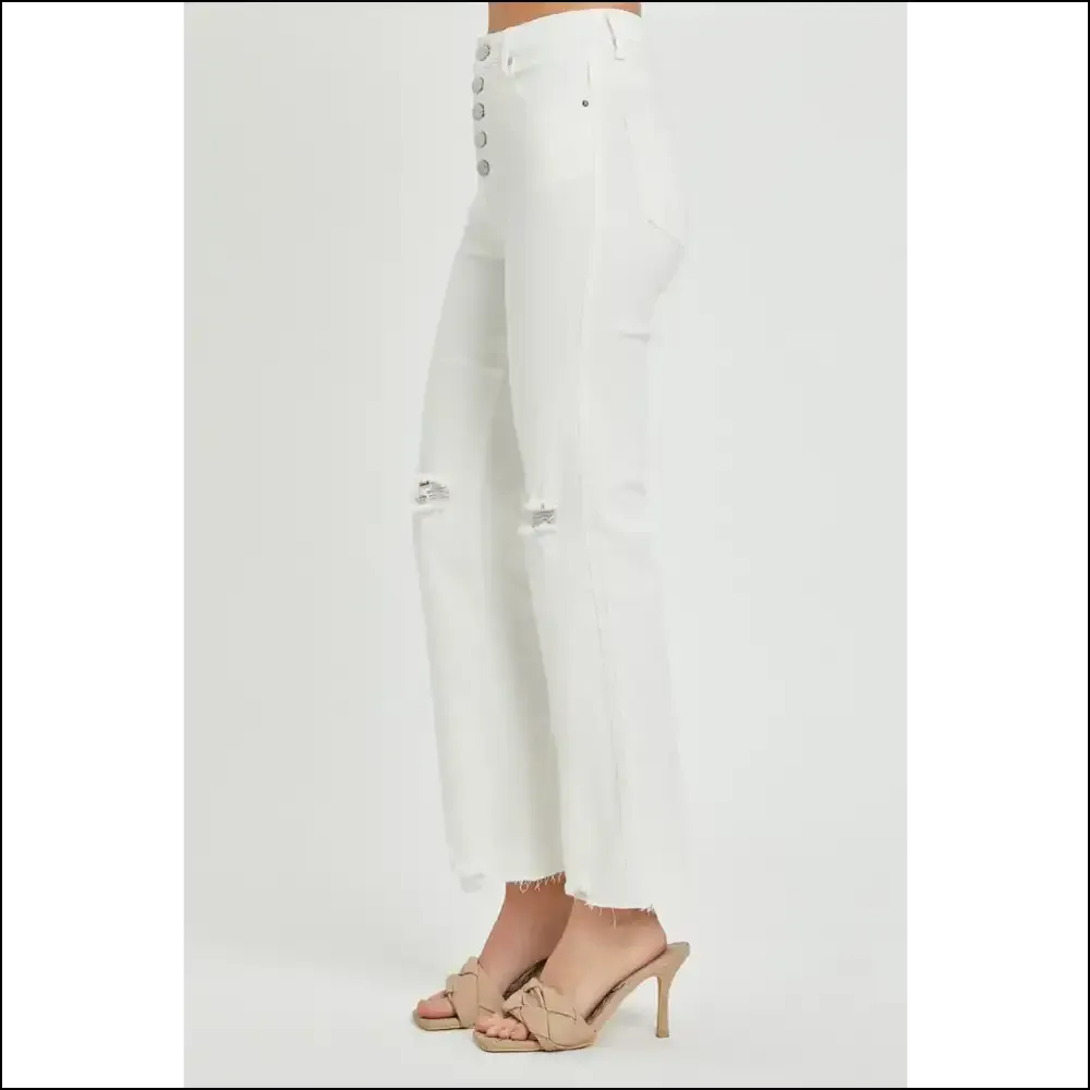 High Rise Button Fly Jeans: Because your Wardrobe Deserves a Bff! 👖💃