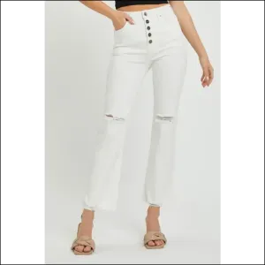 High Rise Button Fly Jeans: Because your Wardrobe Deserves a Bff! 👖💃