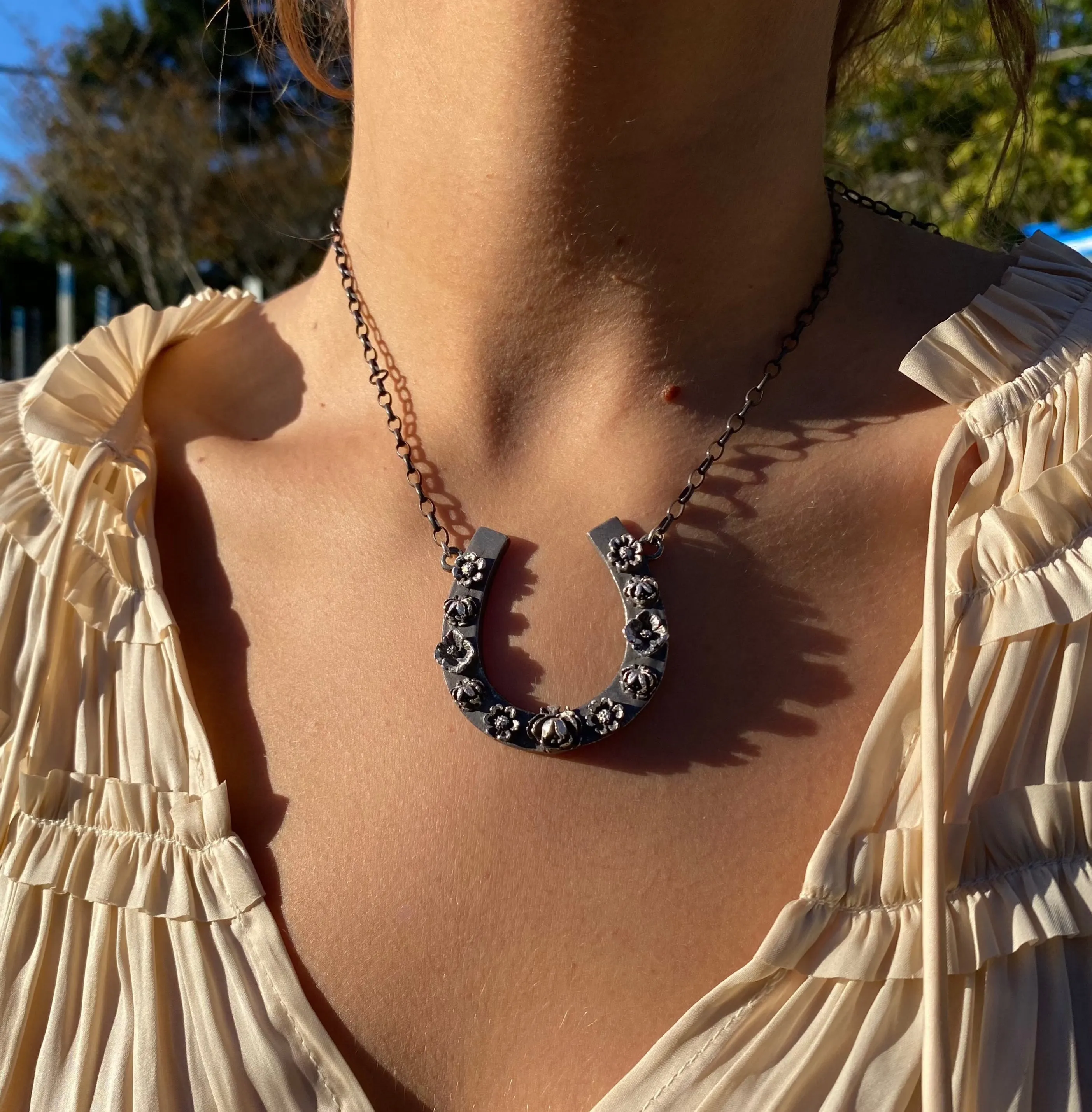 Horseshoe Pendant Necklace