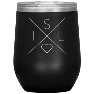 Iceland Love Wine Tumbler