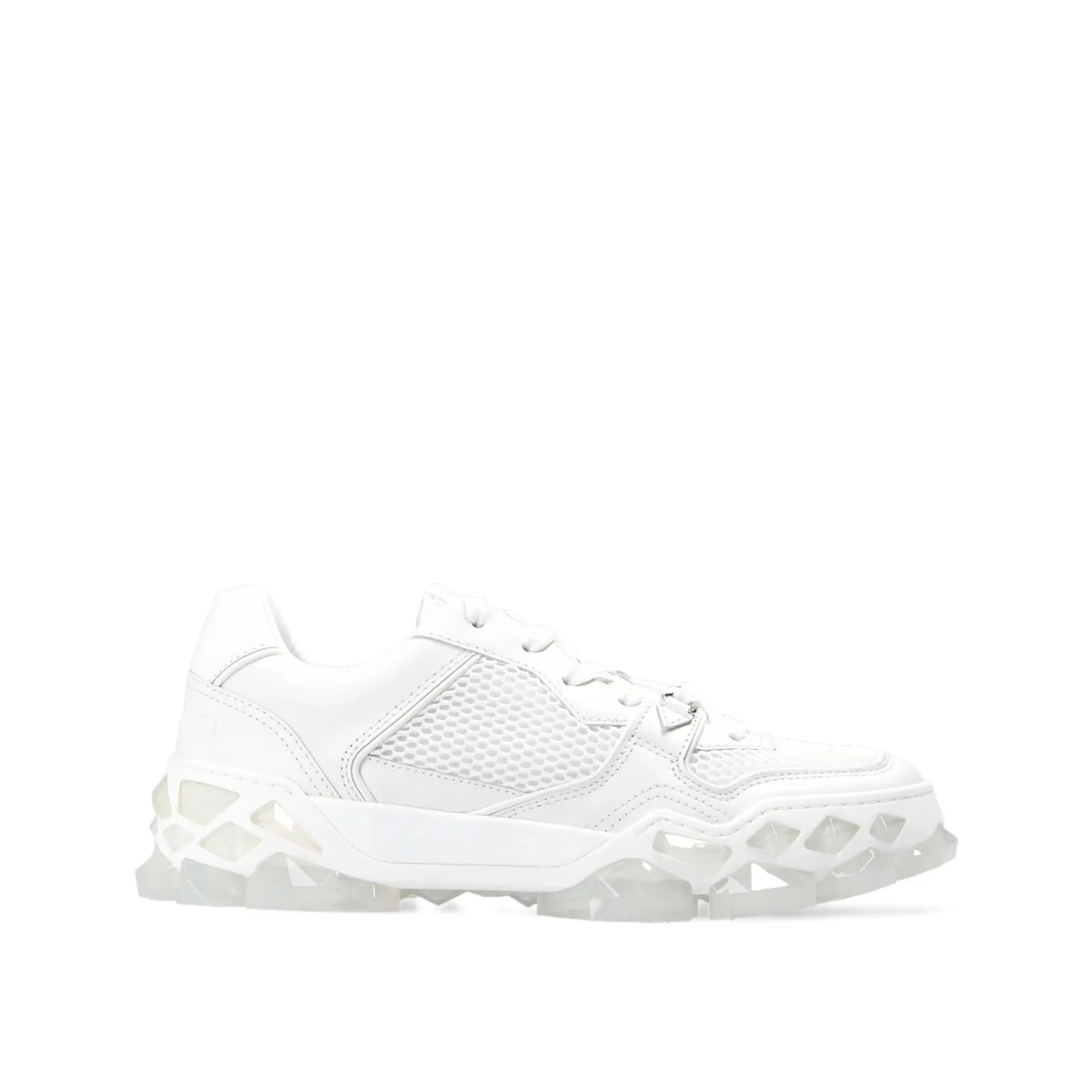 JIMMY CHOO Diamond Leather Sneakers for Men