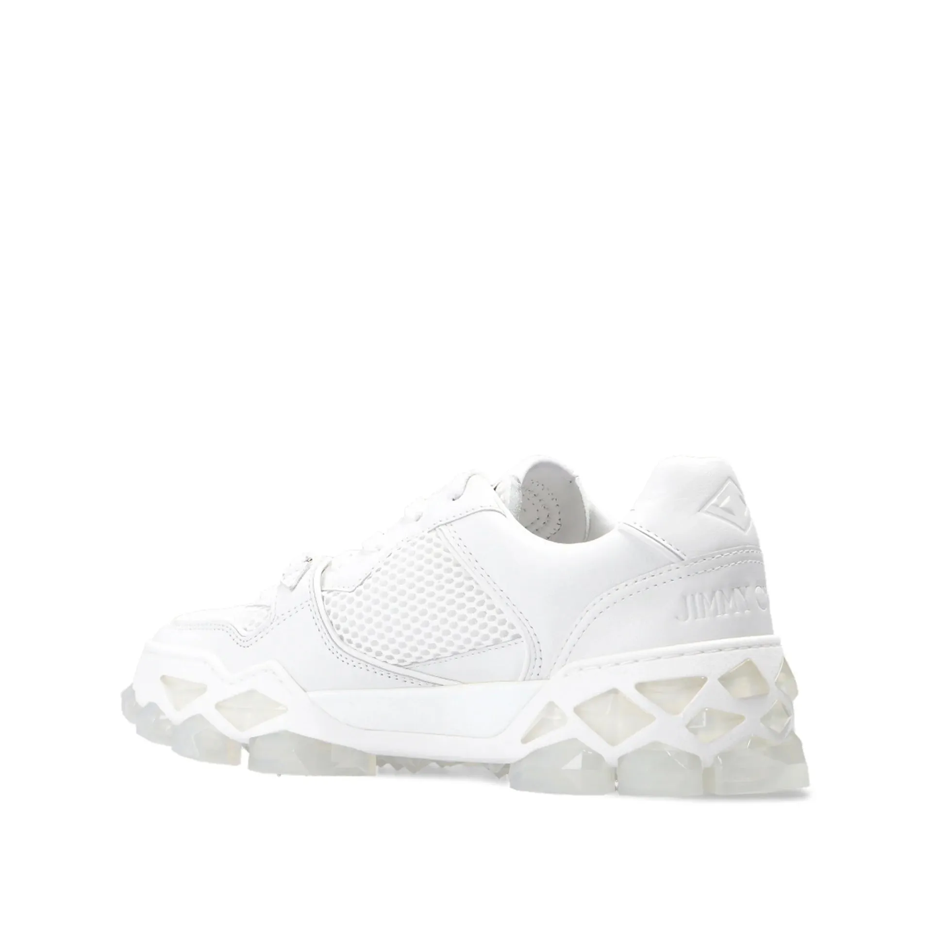 JIMMY CHOO Diamond Leather Sneakers for Men
