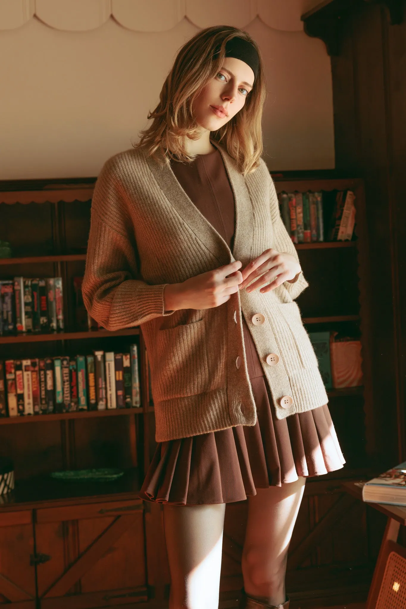 Kamira Cashmere Oversized Cardigan