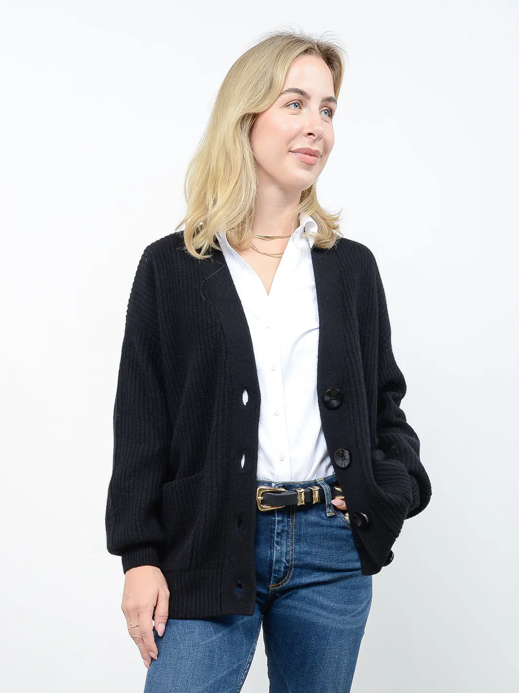 Kamira Cashmere Oversized Cardigan