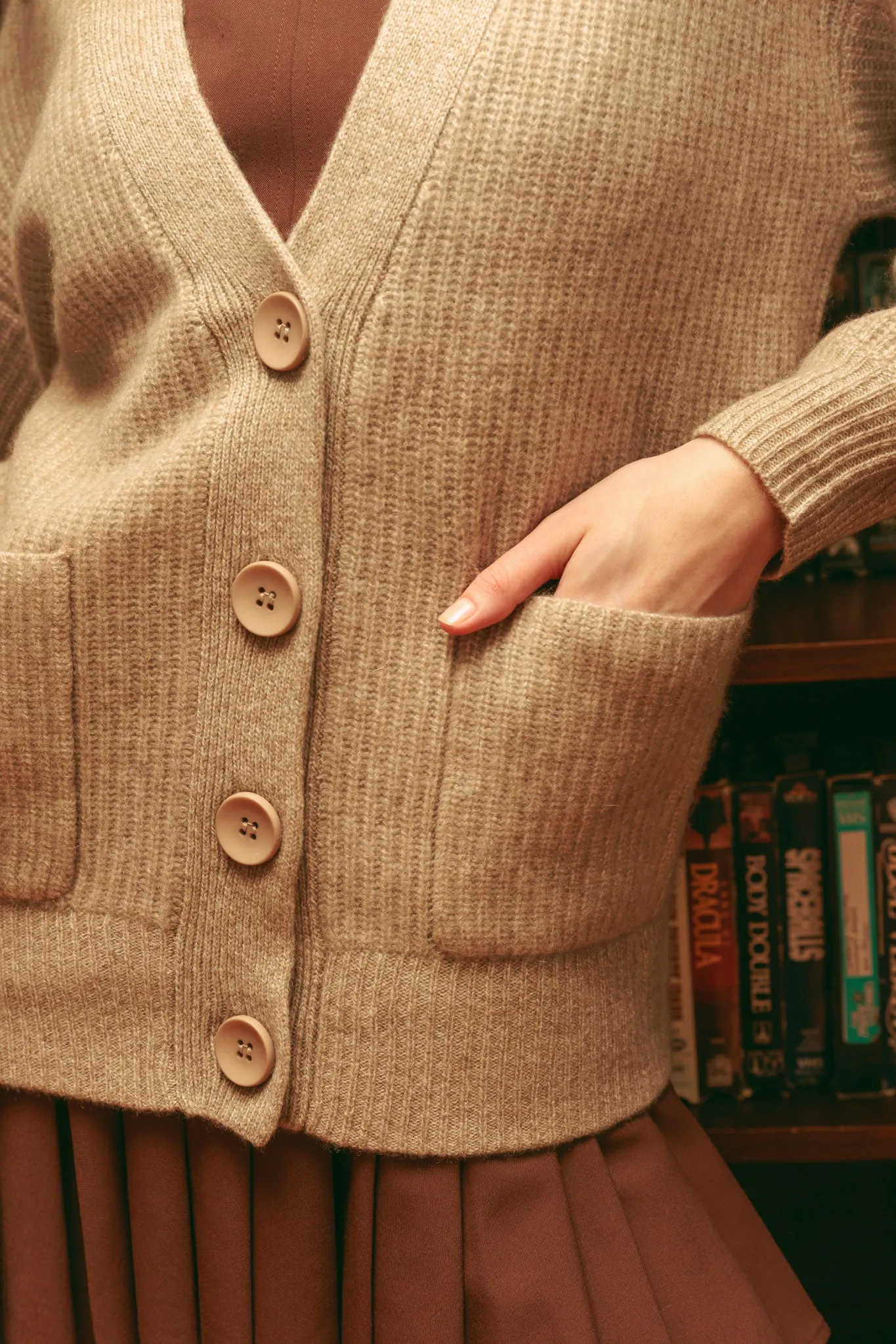 Kamira Cashmere Oversized Cardigan