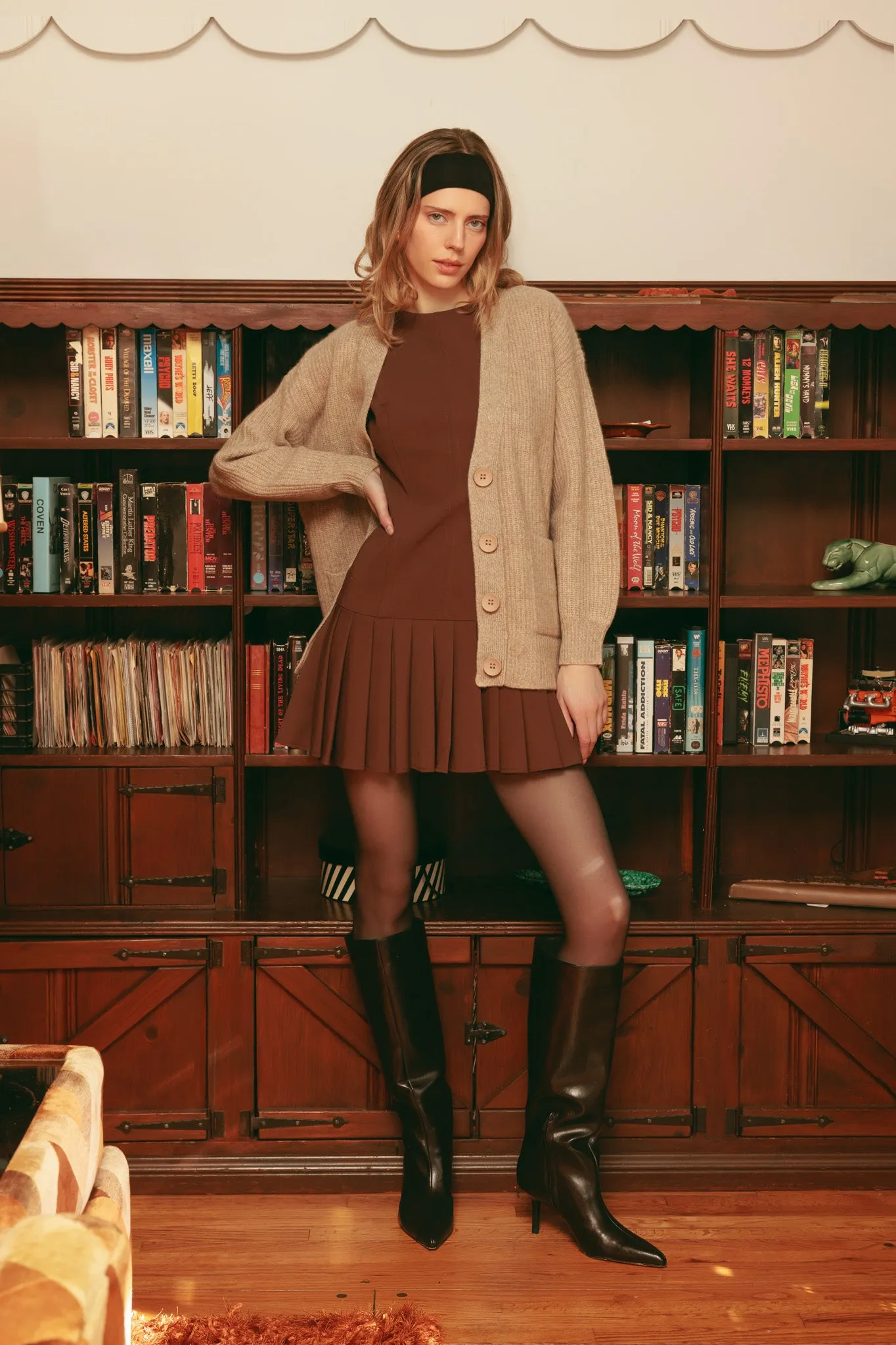 Kamira Cashmere Oversized Cardigan