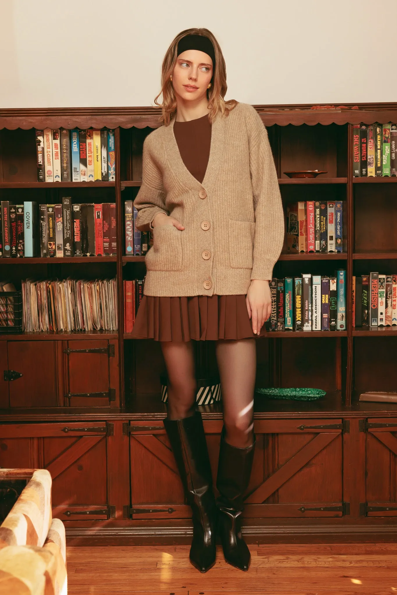 Kamira Cashmere Oversized Cardigan