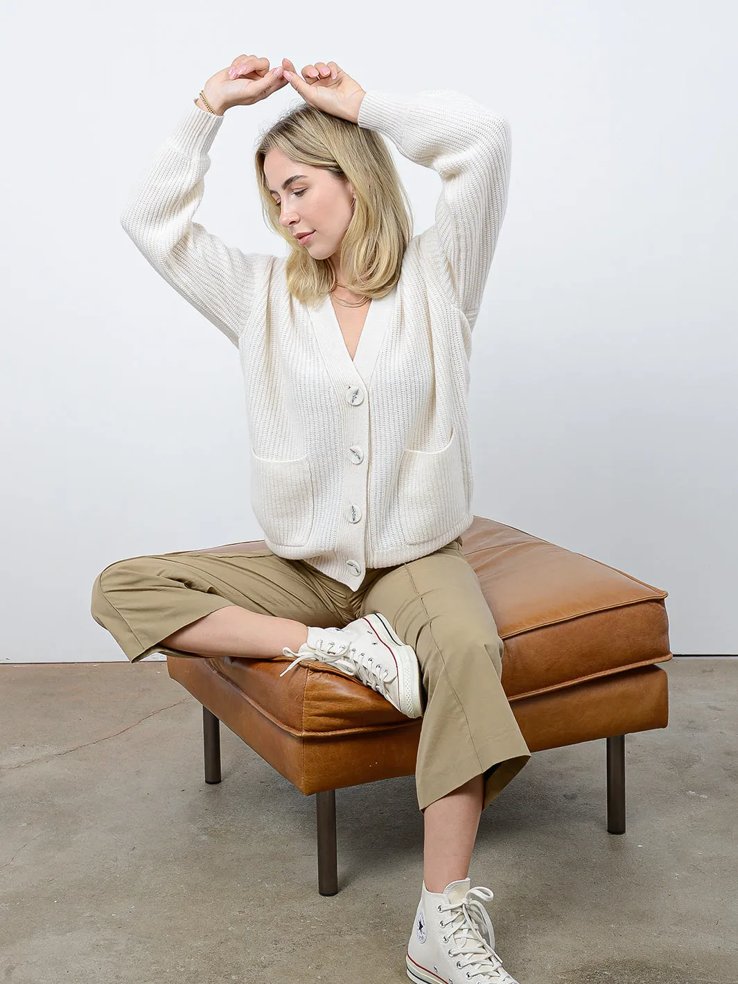 Kamira Cashmere Oversized Cardigan