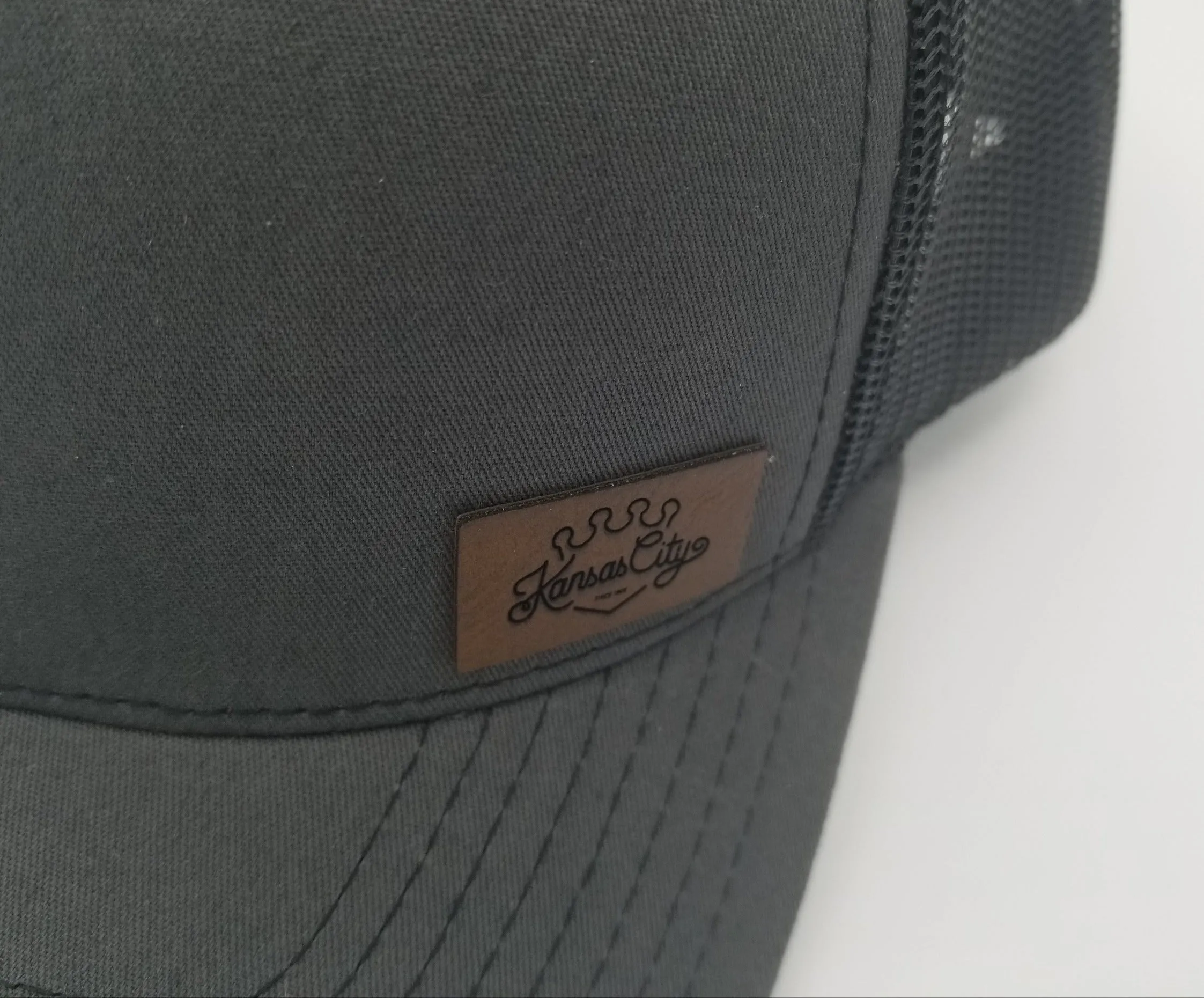 Kansas City Richardson 112 with a Lasered Natural Brown Patch