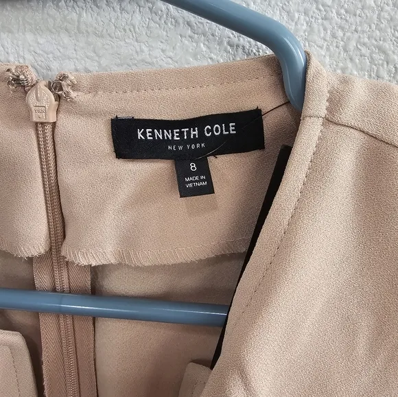 Kenneth cole mini tan lace up dress size 8