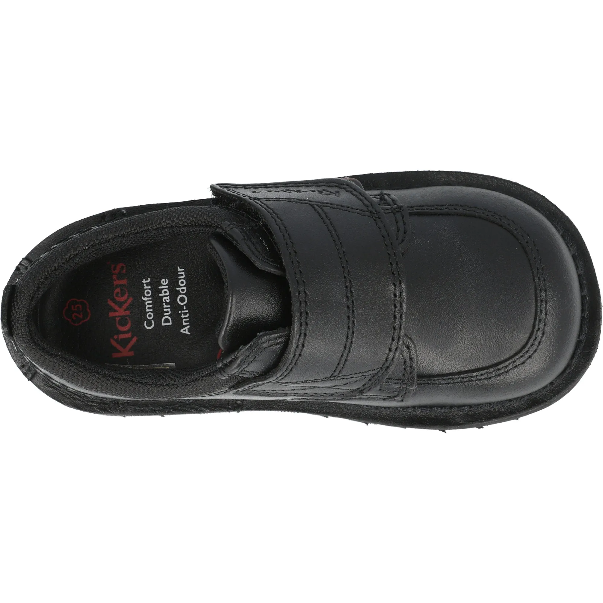 Kickers Kick Scuff Black Boys Shoes