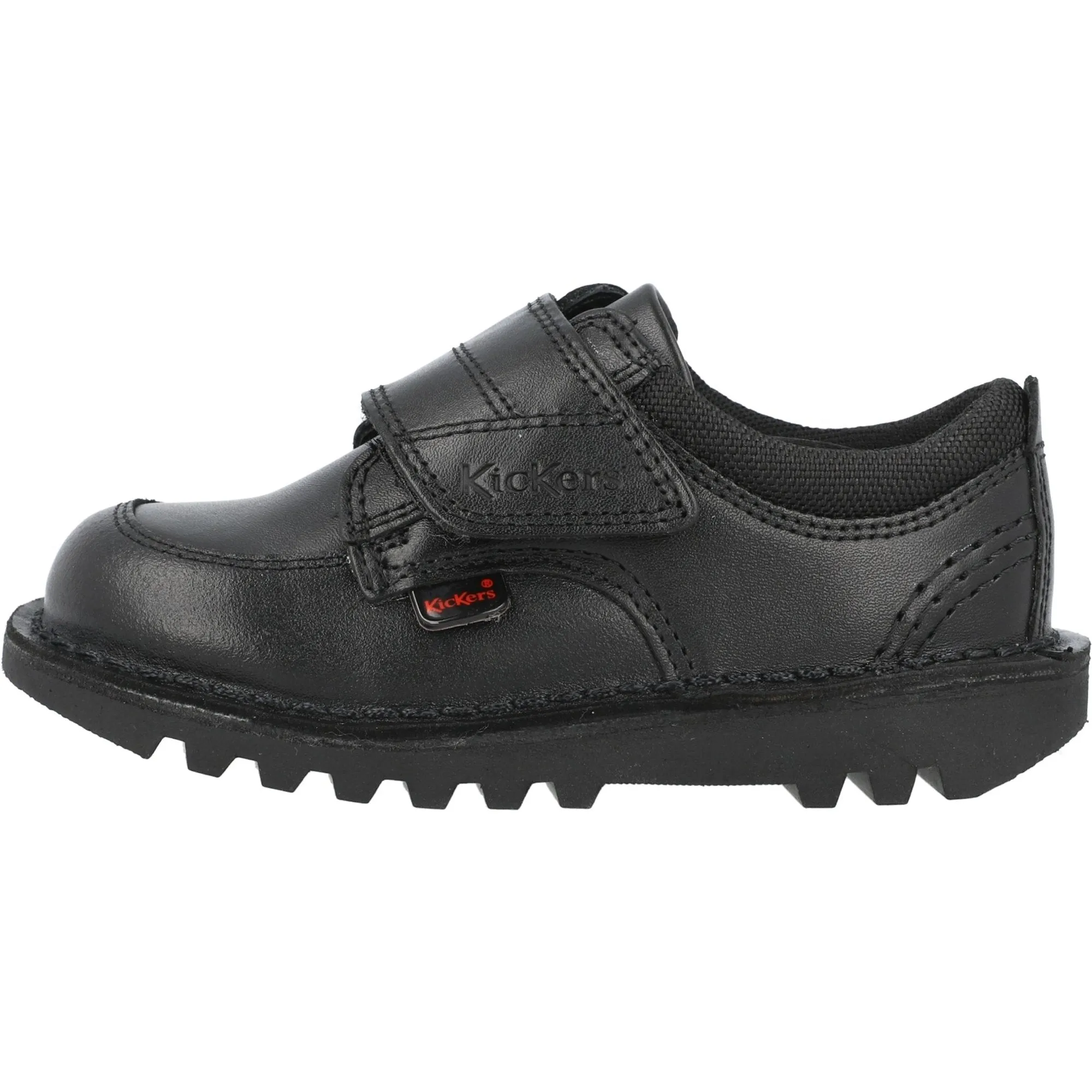 Kickers Kick Scuff Black Boys Shoes
