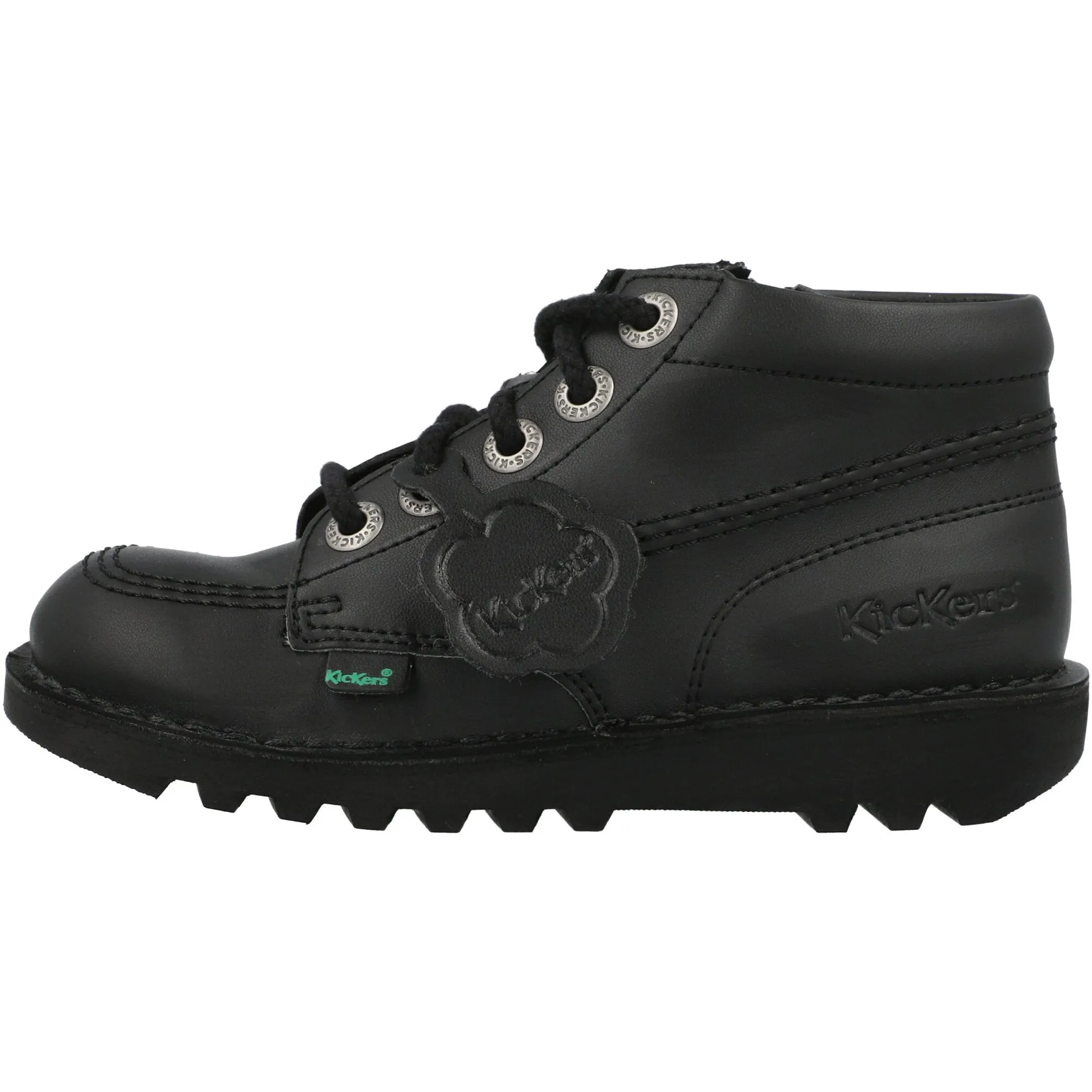 Kickers Vegan Kick Hi Black Ankle Boots