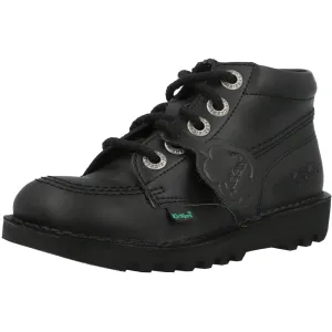 Kickers Vegan Kick Hi Black Ankle Boots