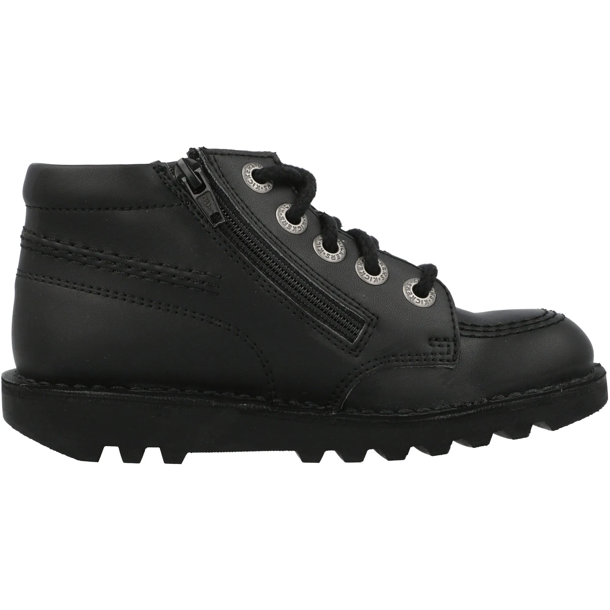 Kickers Vegan Kick Hi Black Ankle Boots