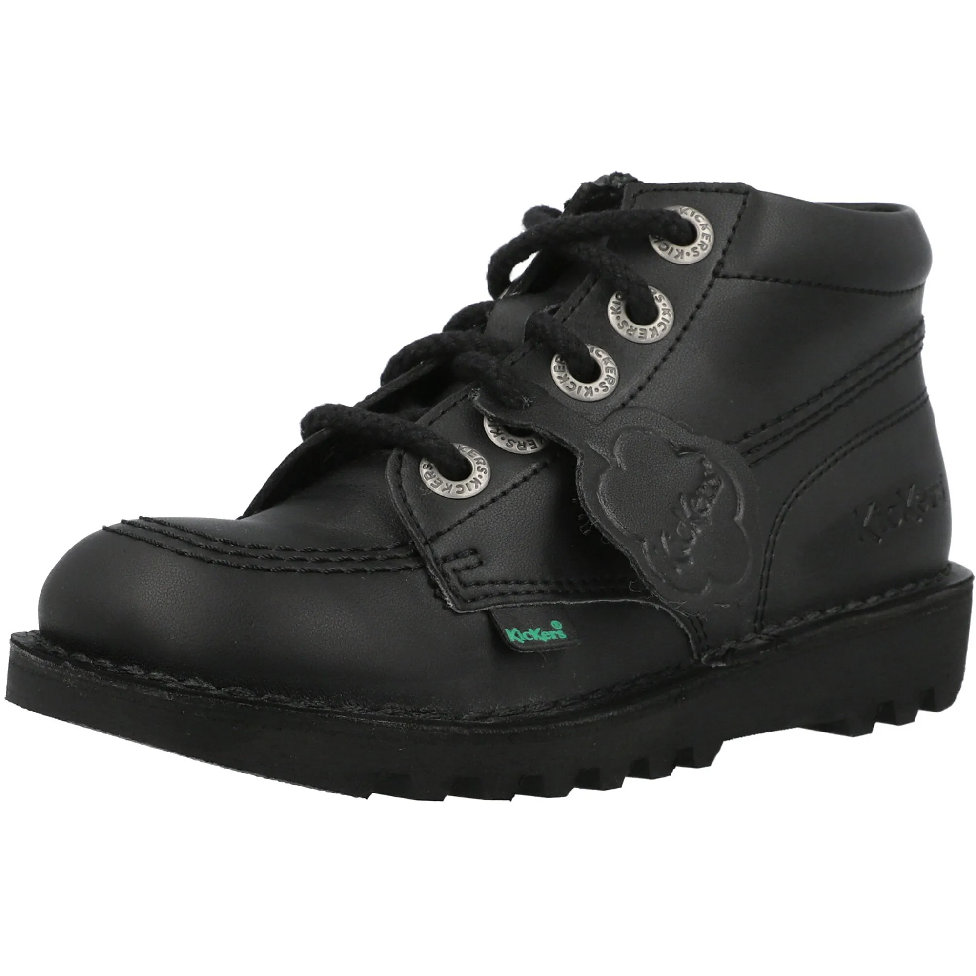 Kickers Vegan Kick Hi Black Ankle Boots