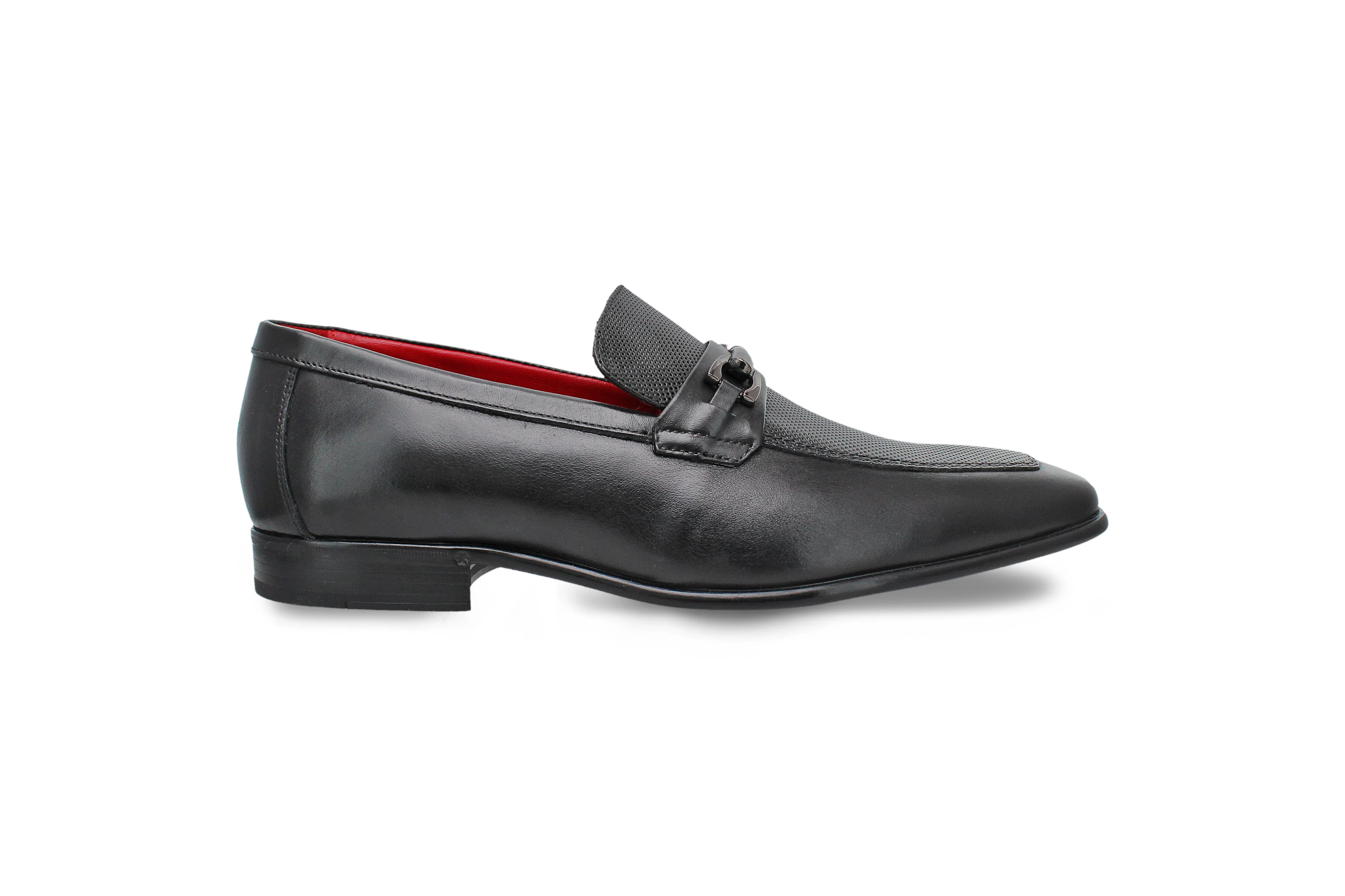 Leather Buckled Strap Shoes