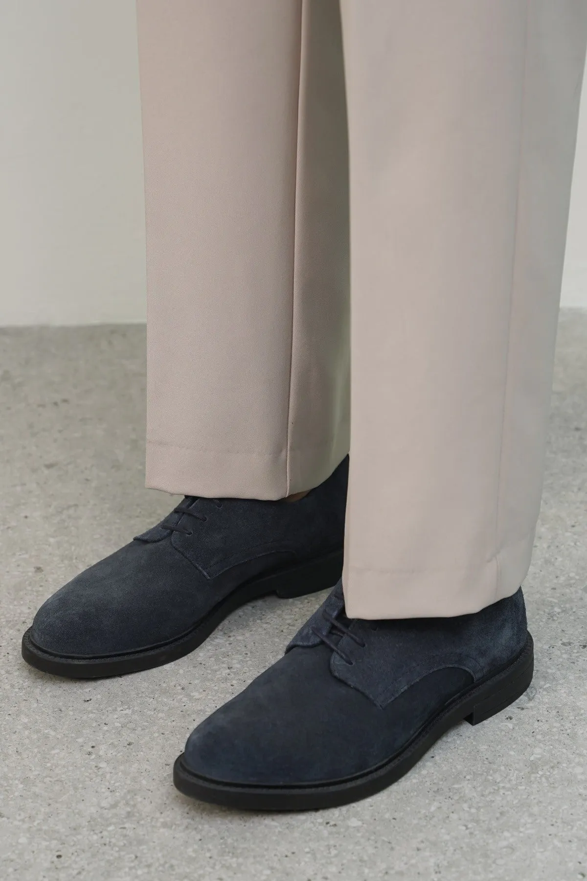 LEATHER DERBY SHOES