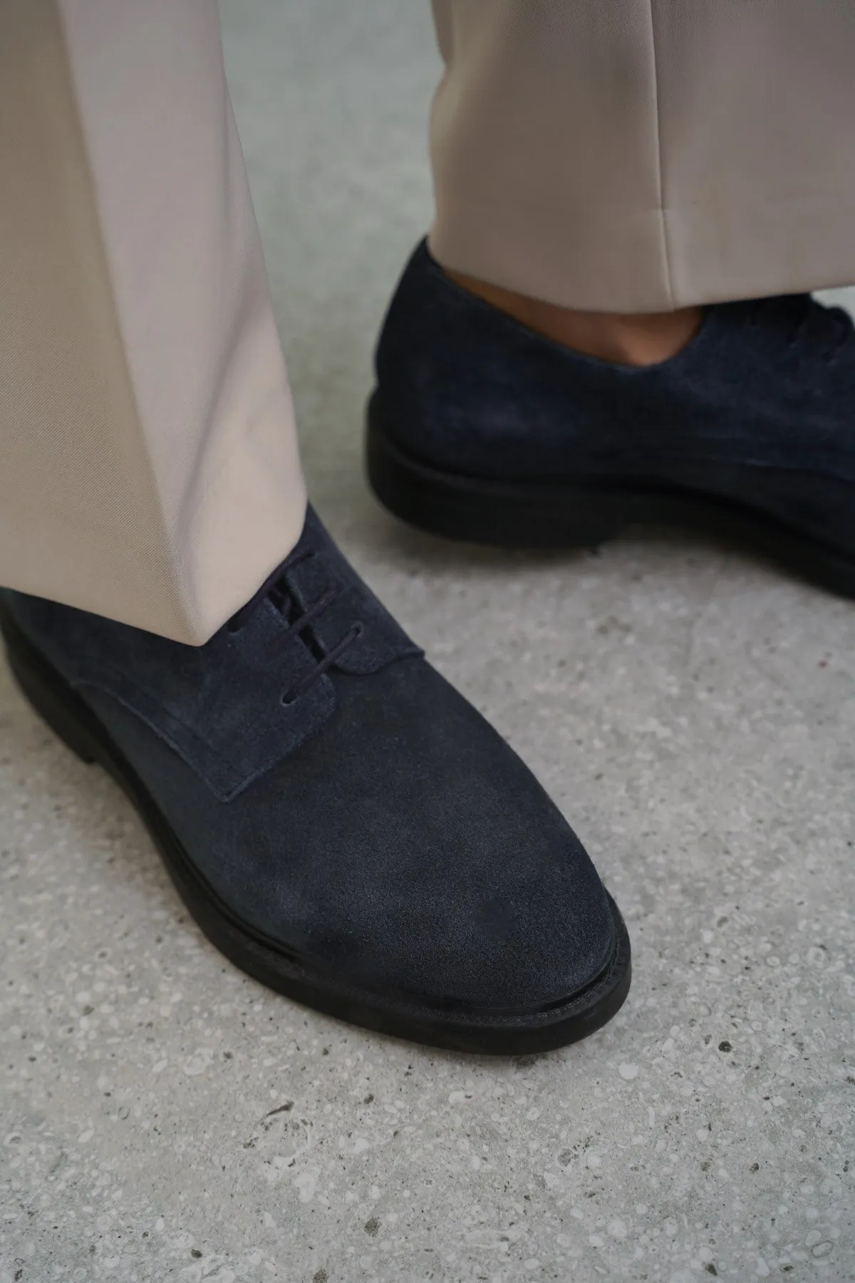 LEATHER DERBY SHOES