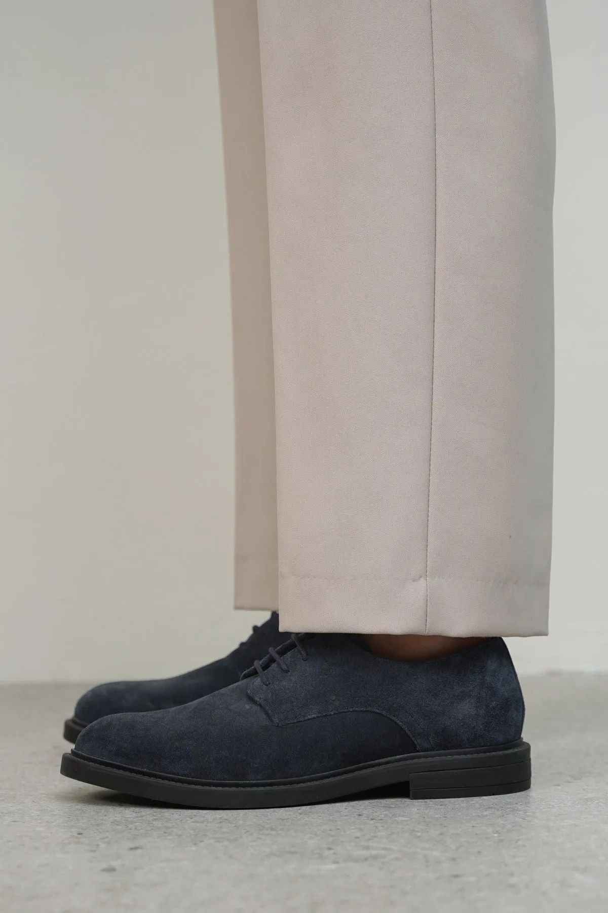 LEATHER DERBY SHOES