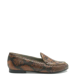 LMDI Brown Snakeskin Loafer
