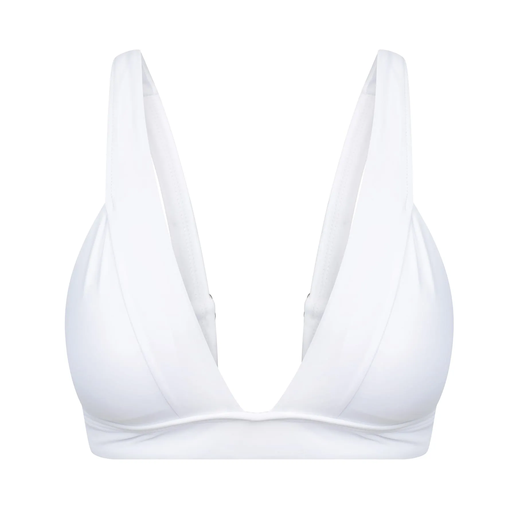 Lola Triangle Top - Fresh White
