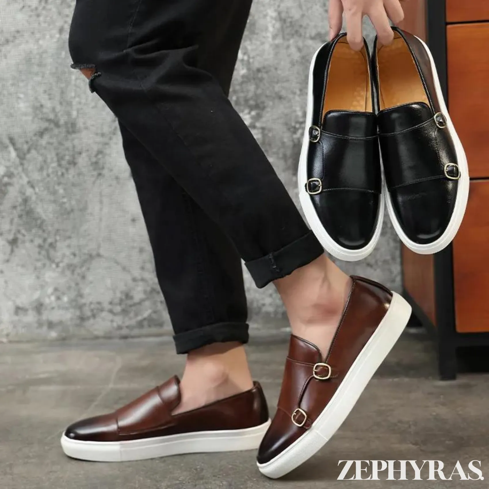 Lorenzo Herenloafers Lederen