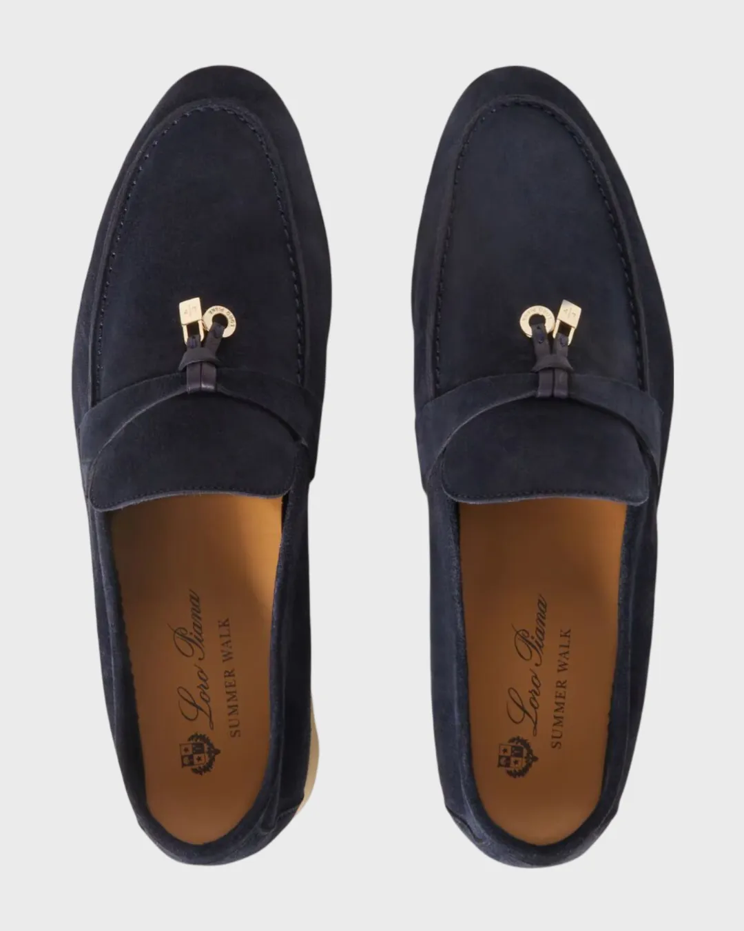 Loro Piana Summer Charms Walk Loafer Argo Blue Melange