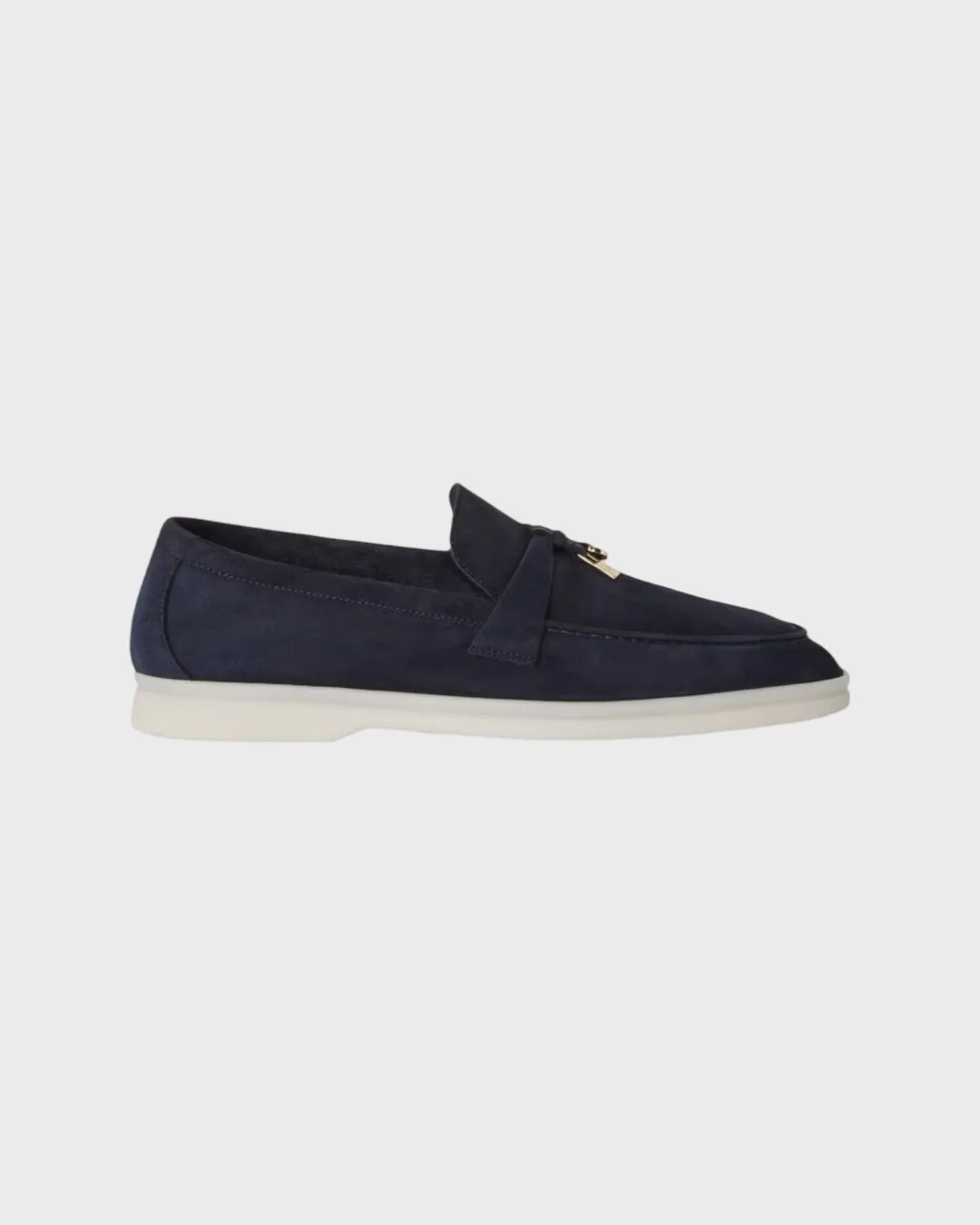 Loro Piana Summer Charms Walk Loafer Argo Blue Melange