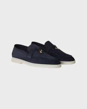 Loro Piana Summer Charms Walk Loafer Argo Blue Melange