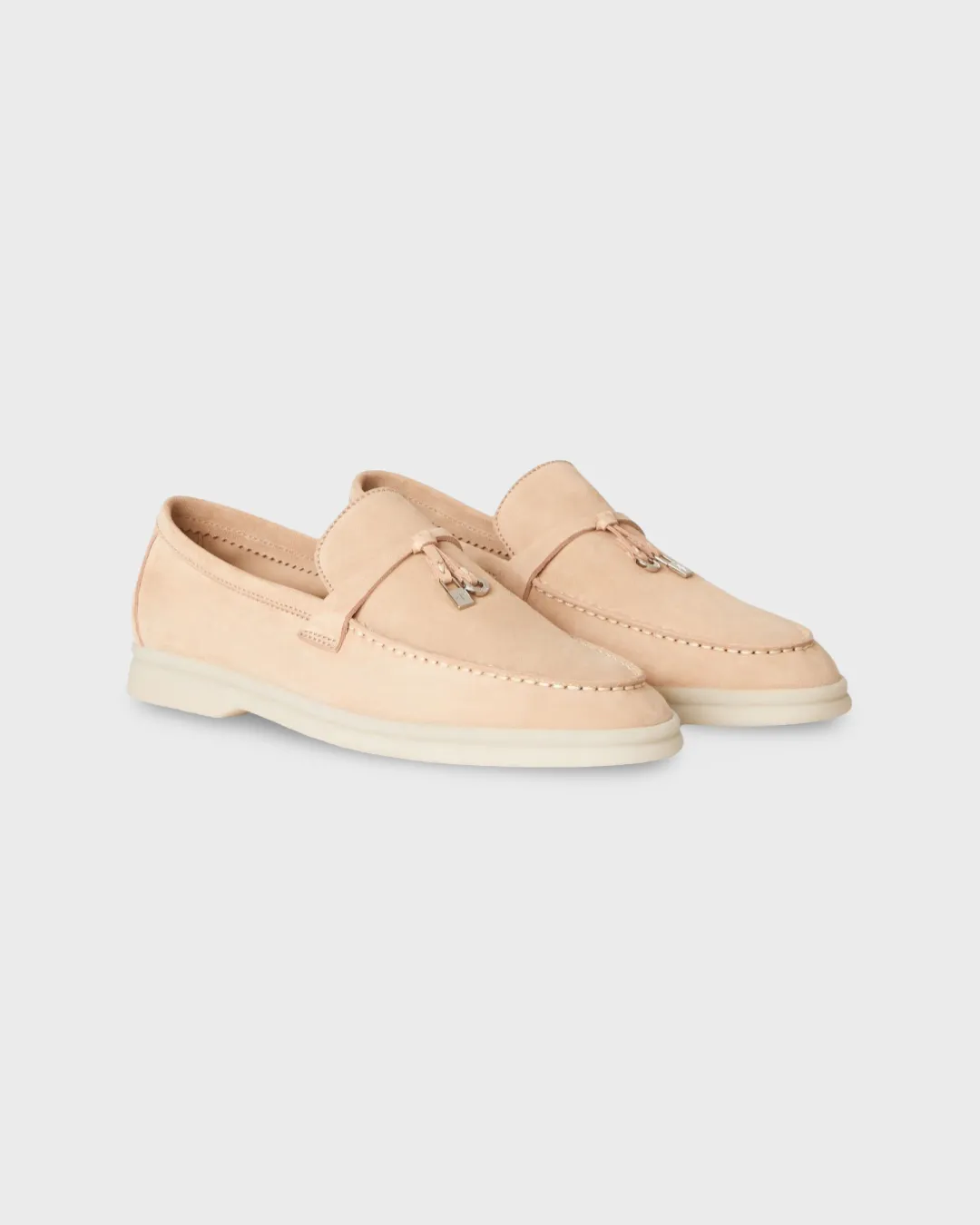 Loro Piana Summer Charms Walk Loafer Pink Sand