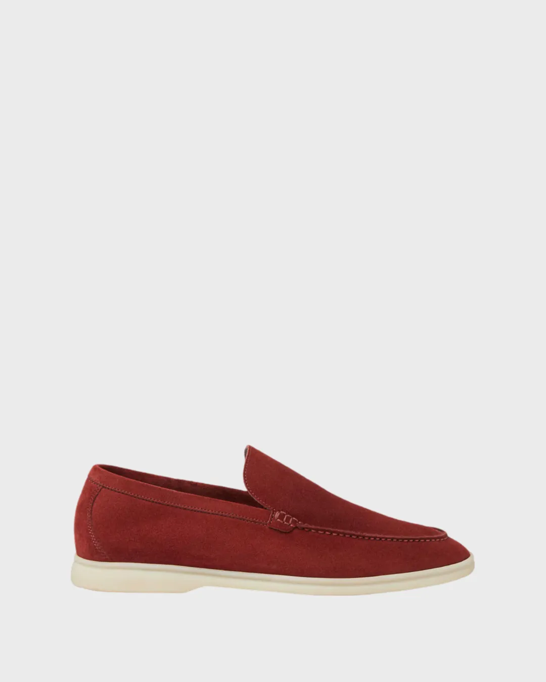 Loro Piana Summer Walk Loafer Dried Red