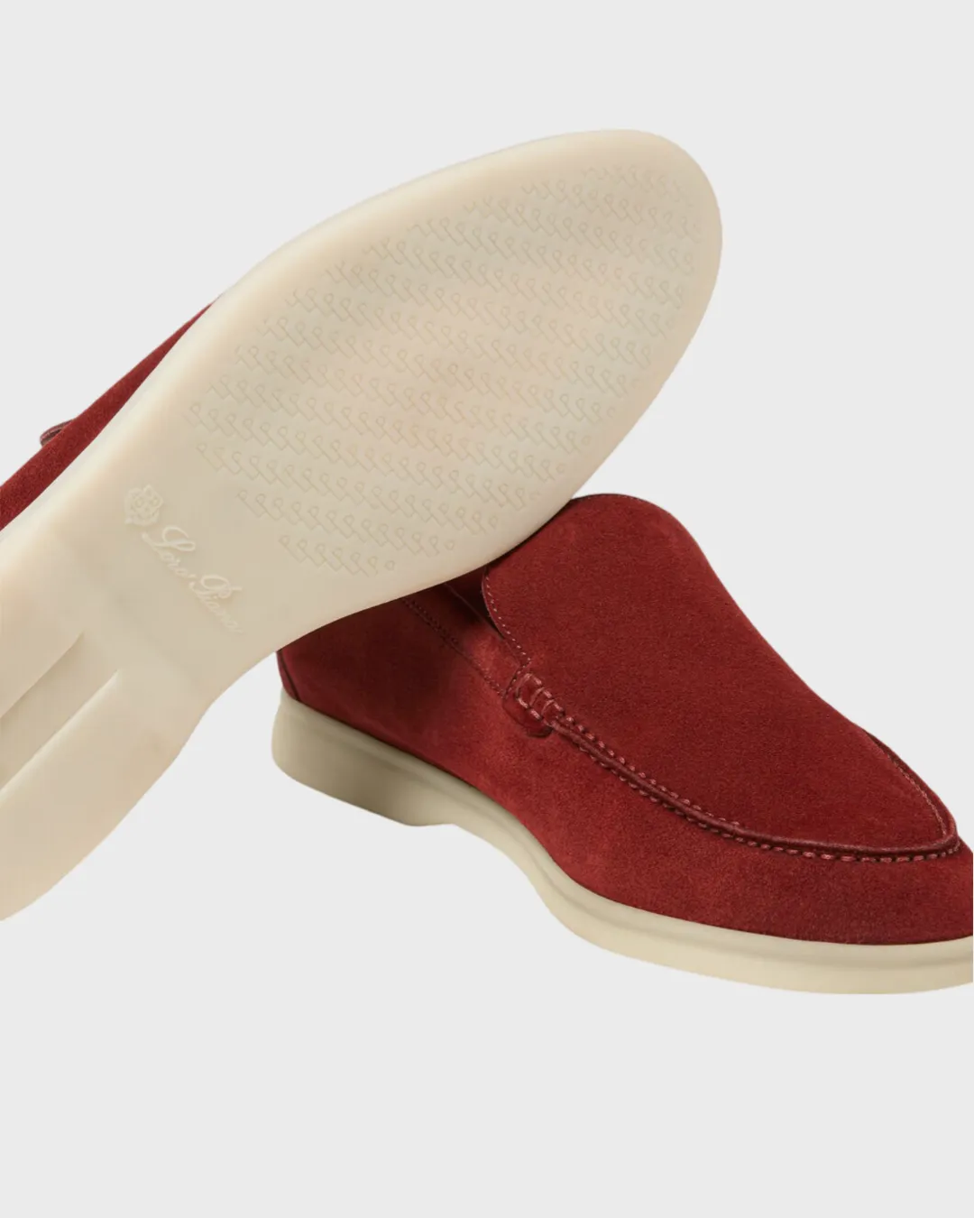 Loro Piana Summer Walk Loafer Dried Red