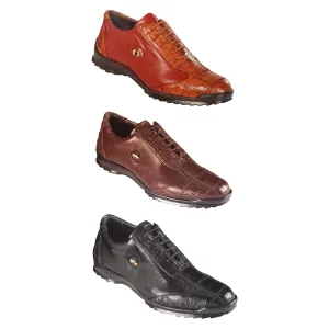 Los Altos Eye Caiman Crocodile Patchwork Sneakers